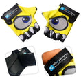 Carica l'immagine nel visualizzatore della galleria, Crazy Safety Bicycle gloves Cycling gloves with reflective eyes
