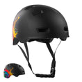 Carica l'immagine nel visualizzatore della galleria, Crazy Safety Bicycle helmet Black splash / L (57-61cm) RAMPAGE skater bicycle helmet - Urban
