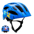 Carica l'immagine nel visualizzatore della galleria, Crazy Safety Bicycle helmet Blue / M (54-58cm) Friends children's helmet with light
