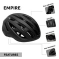 Carica l'immagine nel visualizzatore della galleria, Crazy Safety Bicycle helmet Matte black / M (54-59cm) Empire bicycle helmet
