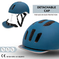 Carica l'immagine nel visualizzatore della galleria, Crazy Safety Bicycle helmet METRO urban bicycle helmet with light
