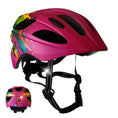 Carica l'immagine nel visualizzatore della galleria, Crazy Safety Bicycle helmet Pink Splash / M (54-58cm) Wild Brush children's helmet with light
