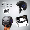 Carica l'immagine nel visualizzatore della galleria, Crazy Safety Bicycle helmet RAMPAGE skater bicycle helmet - Jungle
