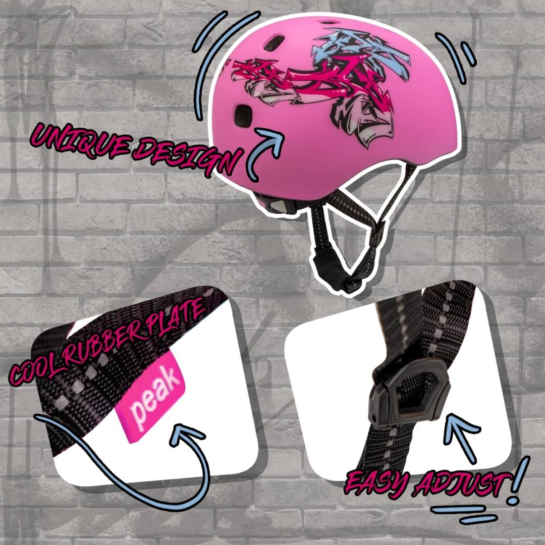 Casco skater RAMP - rosa