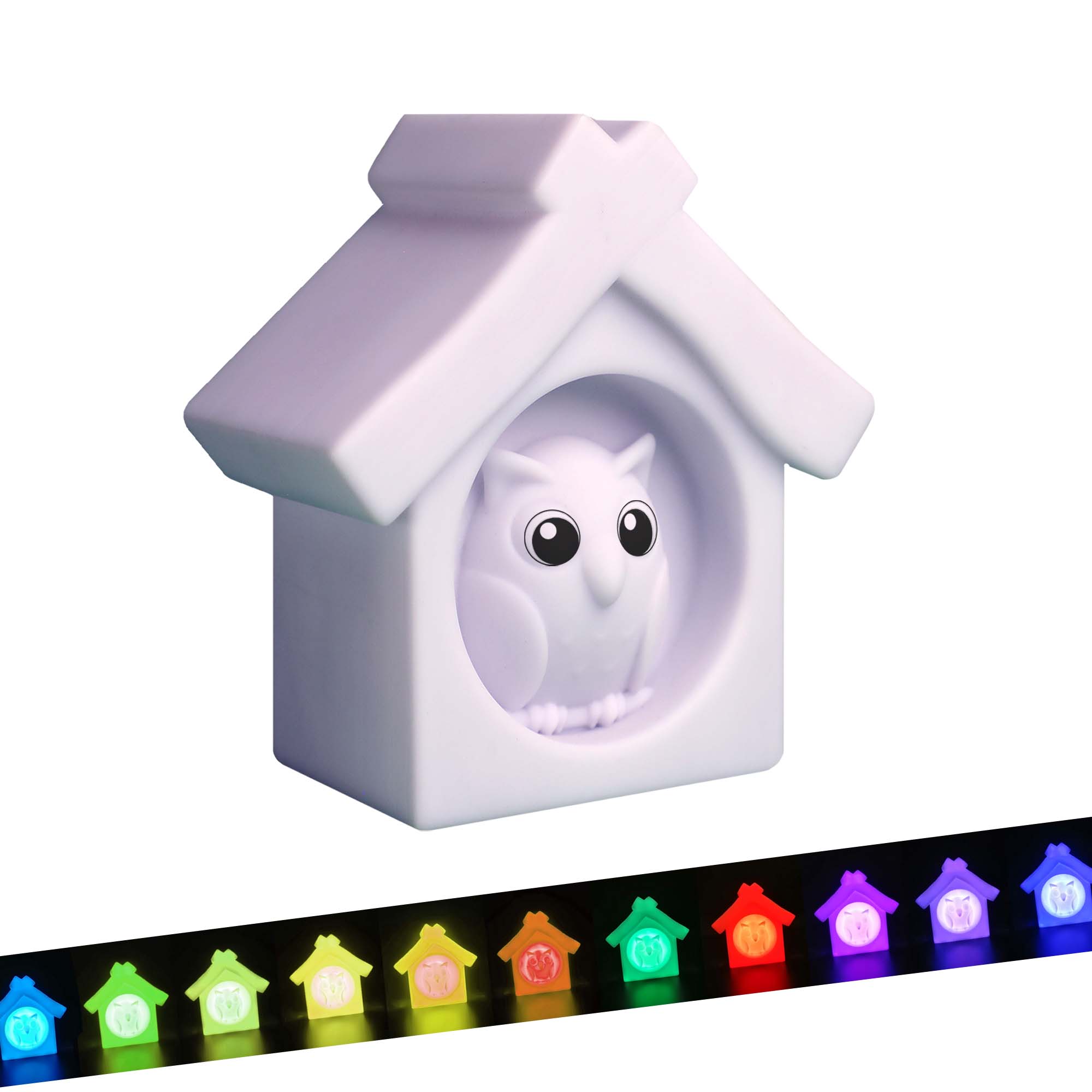 Luce LED Versione Gufo - Multicolor